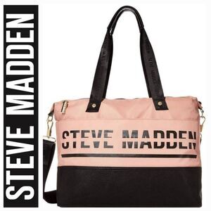 Steve Madden BGymm Logo Tote Bag w/Detachable Wristlet